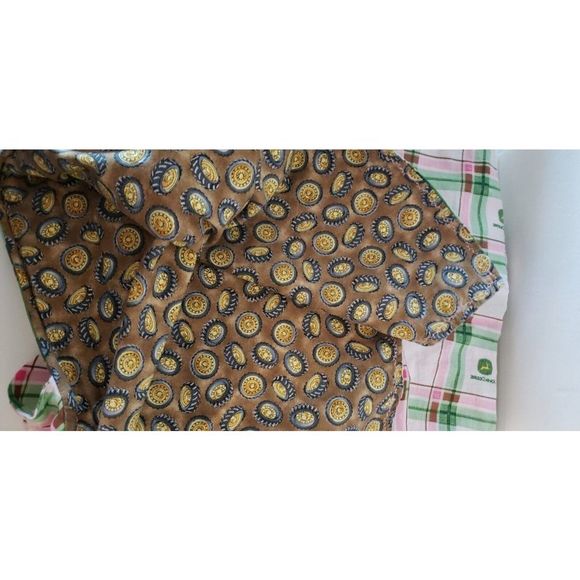 Pair of John Deere Tractor Farm Aprons One Large with Backing and One Sm… - Picture 10 of 10